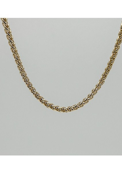 Fıora Burgulu Kolye Zincir Zarif Gold Renk Çeeik Kolye Kadın - Zarif - Şık- Hediyelik modelleri