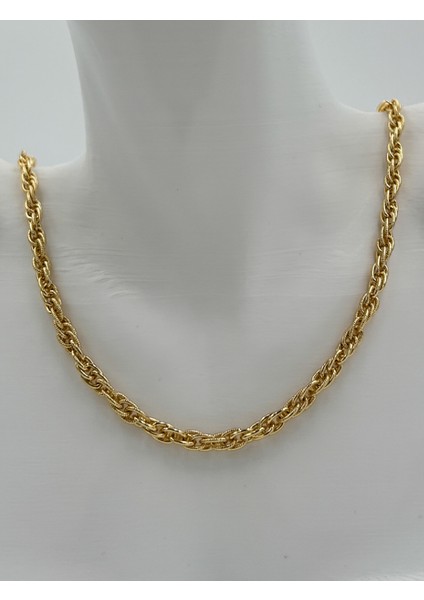 Fıora Burgulu Kolye Zincir Zarif Gold Renk Çeeik Kolye Kadın - Zarif - Şık- Hediyelik fırsatları