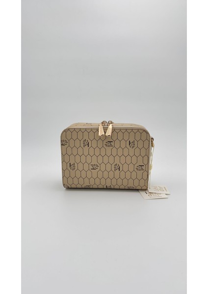 Vizon Çift Fermuarlı Omuz Çantası Orijinal Levid'or modelleri