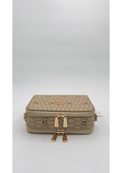 Vizon Çift Fermuarlı Omuz Çantası Orijinal Levid'or fırsatları