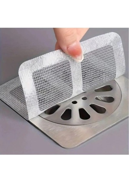 10 Adet Pratik Banyo Gider Süzgeci Saç Yakalayıcı Süzgeç Banyo Duş Gider Tıkanık Önleyici
