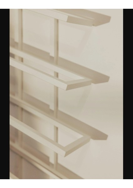 6'lı Beyaz Metal Duvara Monte Şarap Rafı ve Bardak Şişe Tutucu fiyatları