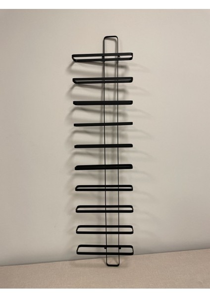 Şık Metal Şaraplık Seti, 10'lu, Dekoratif ve Modern Tasarım