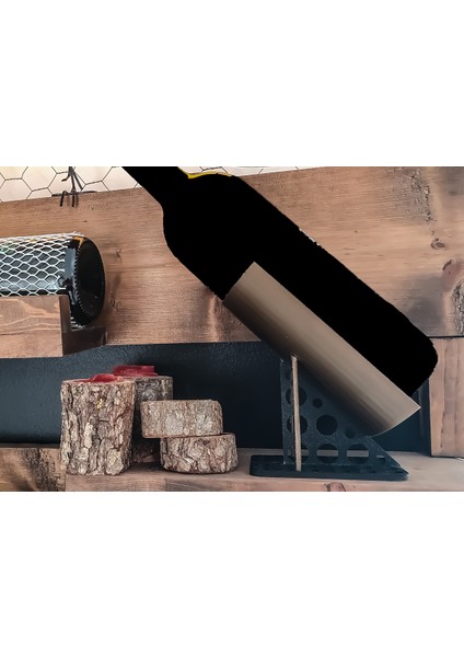 Şaraplık Bronz-Siyah, Şık ve Kullanışlı Tasarım, Ev ve Restoran Için Mükemmel Seçim