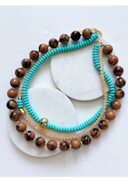 Çoklu Boncuk Kolye modelleri