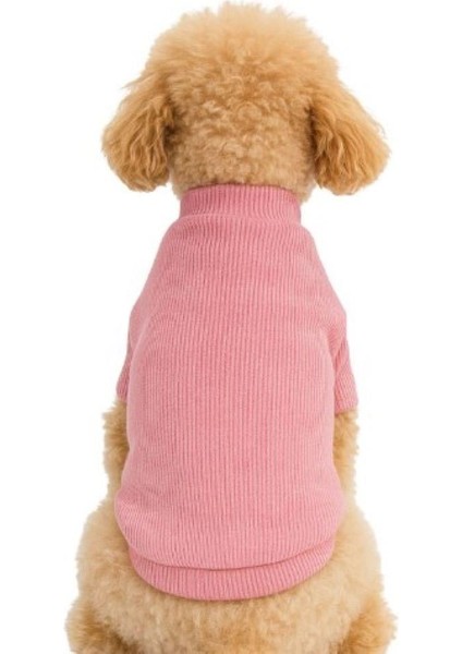 Pembe Küçük Irk Köpek Likralı Triko