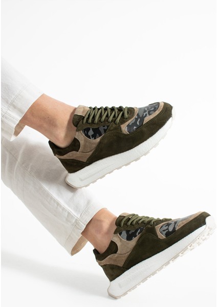 Chen Paraşüt Hakiki Deri Erkek Sneakers