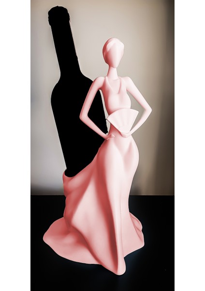 Kadın Şarap Renkli Toz Pembe Şık ve Zarif Moda Aksesuarı