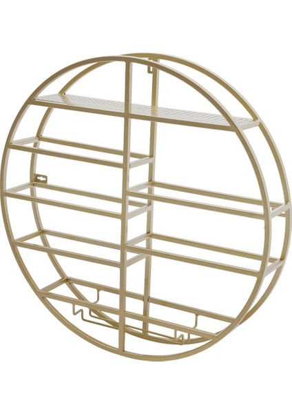 Modern Metal Şaraplık ve Kadehlik, Gold Şarap Rafı, Şık ve Dayanıklı Tasarım fırsatları