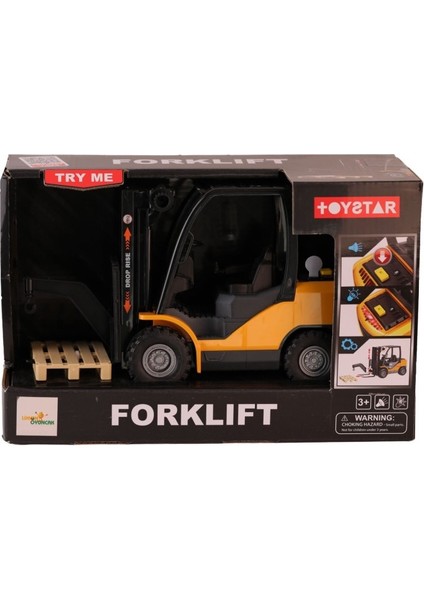 Nessiworld 666-61R Pilli Işıklı Forklift