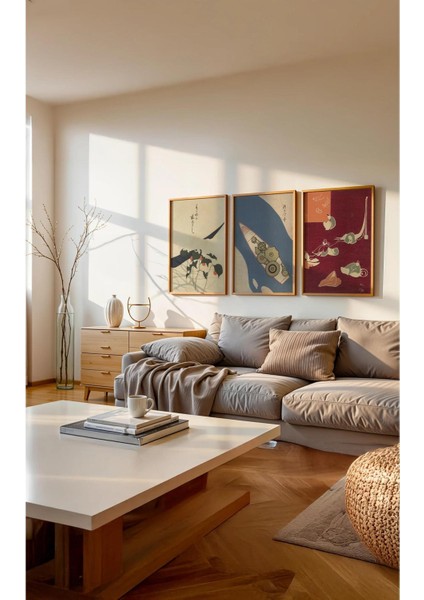 The Ōyō Collection - Çerçevesiz Poster Seti - Japon Eskiz Poster Seti (3'LÜ)