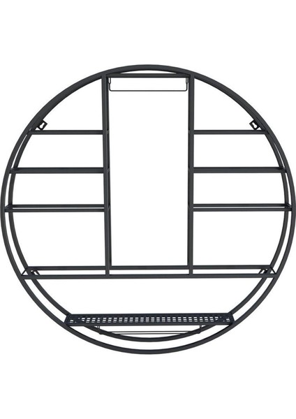 Modern Metal Şaraplık ve Kadehlik, Şık Raf Tasarımı