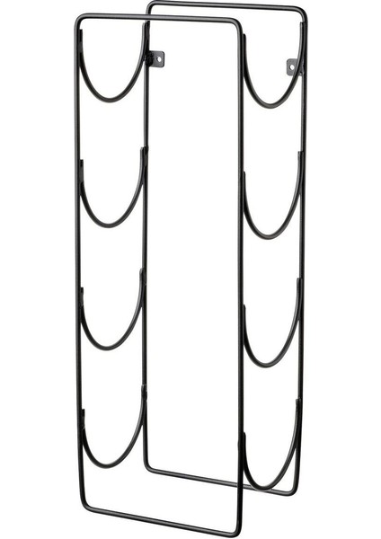 Şaraplık, Şık ve Modern Tasarım, Siyah Renk, Zarif Ev Dekoru Seçeneği
