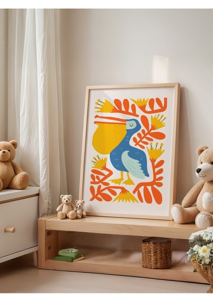 Playful Pelican - Çerçevesiz Poster - Sevimli Çocuk Posteri indirimleri