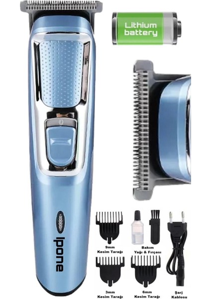 Mavi Saç ve Sakal Tüy Kısaltma Makinesi, Lazer Öncesi Kullanıma Uygun