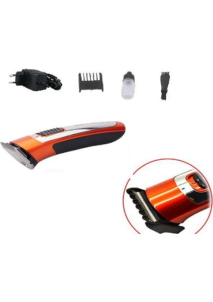 Beyaz Profesyonel Saç ve Tıraş Makinesi, Kesim ve Bakım Için Uygun