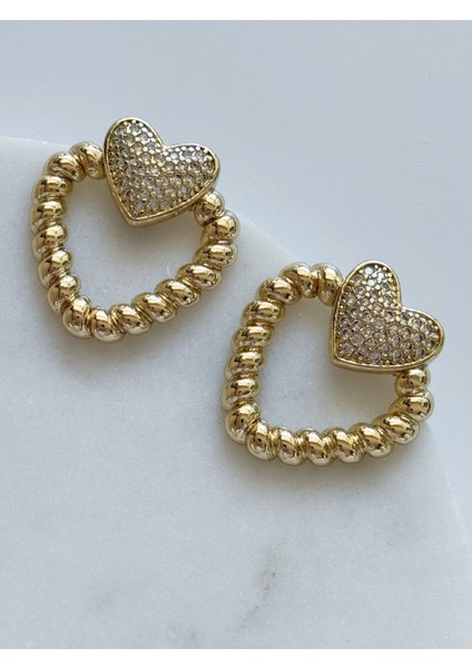 Özel Seri Kalp Kalp Küpe