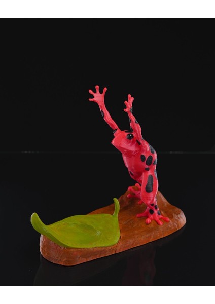 Benekli Kurbağa Figürlü Şarap Tutacağı, Şık ve Eğlenceli Dekorasyon Parçası