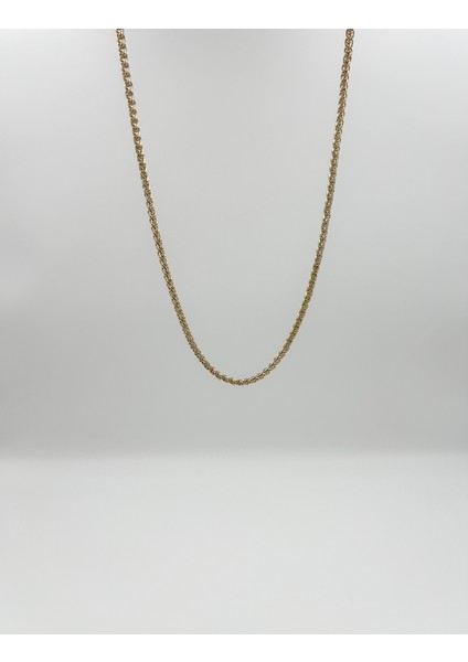 Fıora Gold Burgulu Kolye Paslanmaz Çelik - Şık - Zarif - Kadın Hediyelik fırsatları