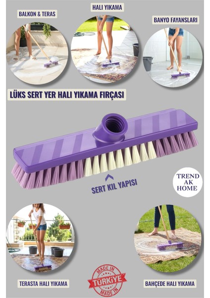 Lüks Sert Yer Halı Yıkama Fırçası Birden Fazla Alanda Çok Kullanışlı Fırça