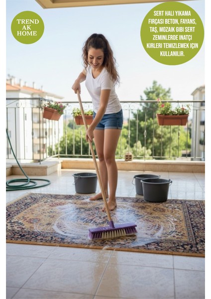 Lüks Sert Yer Halı Yıkama Fırçası Birden Fazla Alanda Çok Kullanışlı Fırça indirimleri
