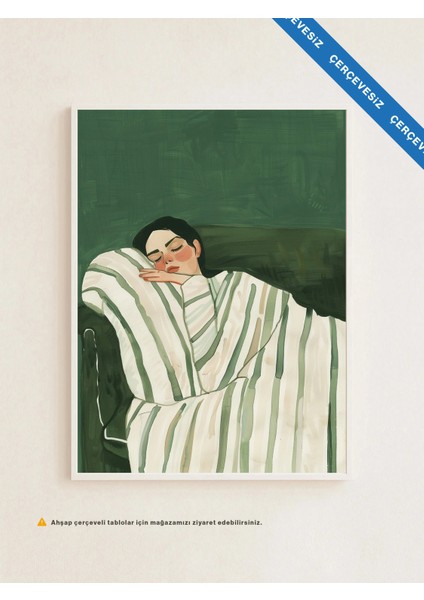 Soft Sleep - Çerçevesiz Poster - Curated By Push
