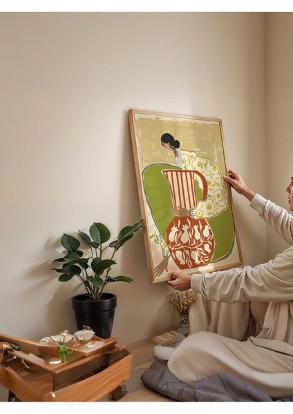 Pomegranate Whisper - Çerçevesiz Poster - Curated By Push