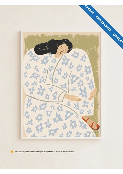 Gentle Bloom - Çerçevesiz Poster - Curated By Push