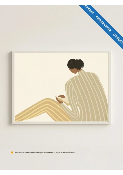 Quiet Pages - Çerçevesiz Poster - Curated By Push indirimleri