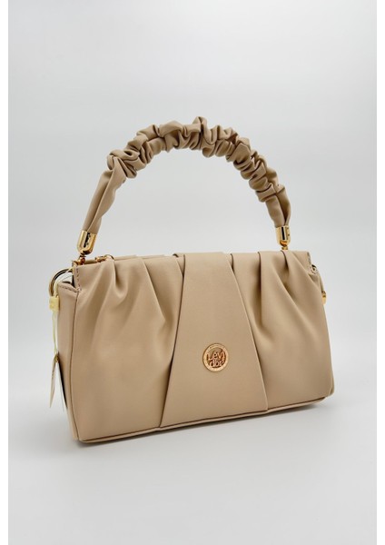 Vizon Büzgü Detaylı El Çantası Orijinal Levid'or