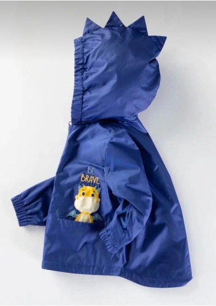 Erkek Bebek Kapüşon Detaylı Yağmurluk - Rüzgarlık