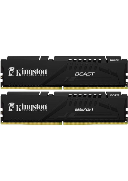 32GB Ddr5 5200 Mhz CL36 Dımm KF552C36BBEK2-32TR Kıngston Beast Soğutuculu fiyatları
