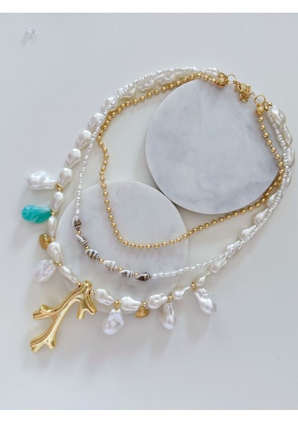 Deniz Charm 3lü Kolye fiyatları
