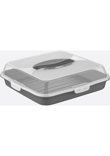 Kare Pasta & Borcam Saklama Kabı