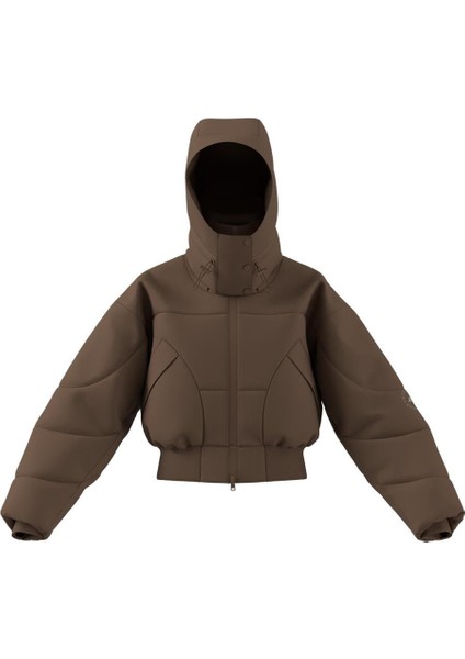 Kadın Kahverengi Mont Asmc Crop Puf JM3652 modelleri