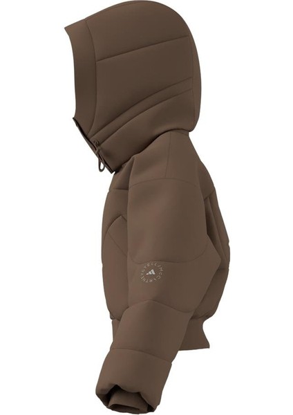 Kadın Kahverengi Mont Asmc Crop Puf JM3652