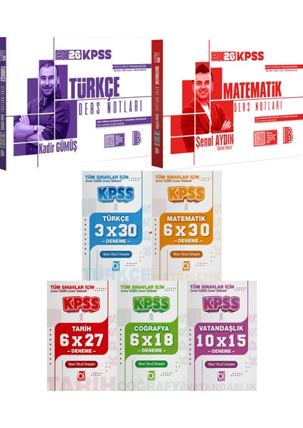 2026 Kpss Türkçe Matematik Ders Notları - 5 Ders 31 Deneme