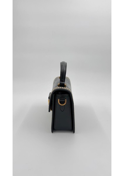 Siyah Benek Detay Omuz Çantası Orijinal Levid'or Premium modelleri