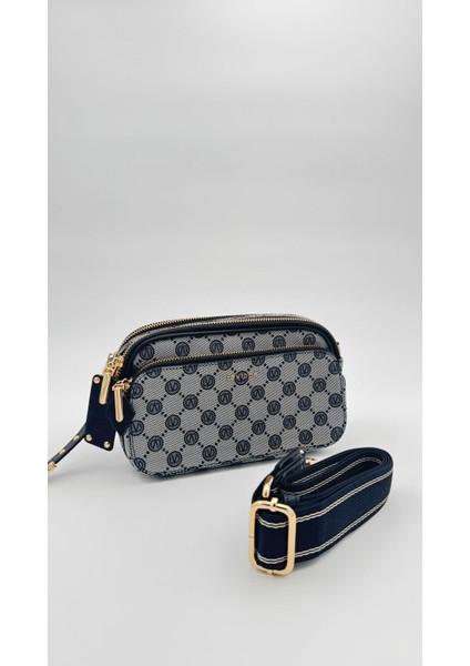 Siyah Çift Bölmeli Kalın Askılı Omuz Çantası Orijinal Levid'or Premium indirimleri