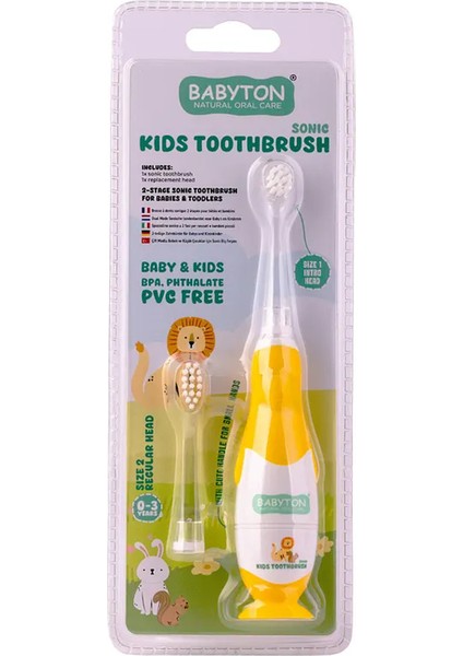 Babyton Bebekler ve Çocuklar Için Sonik Pilli Diş Fırçası