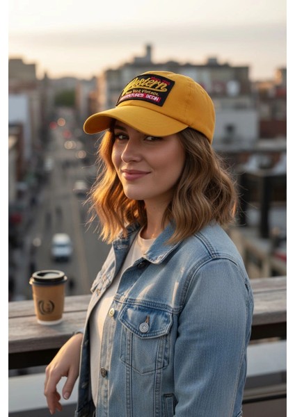 Western Vintage Sarı Kep Şapka modelleri