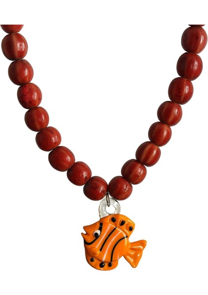 Murano Cam Balık Boncuk Kolye