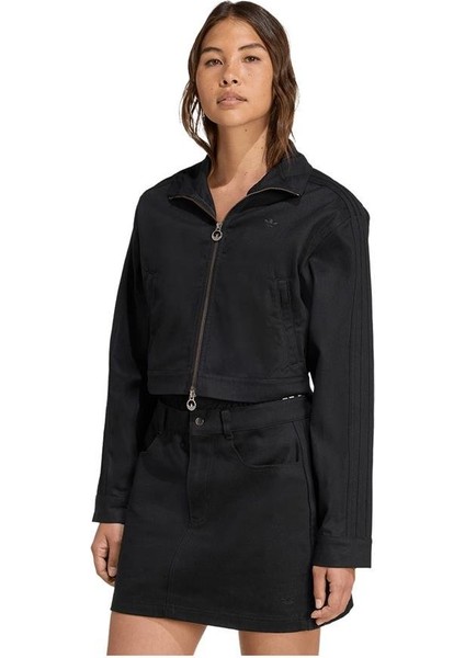 Kadın Siyah Ceket Fb Crop Tt JW7267 fiyatları