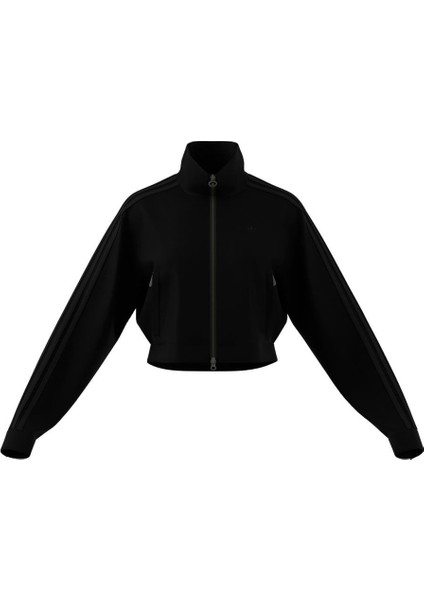 Kadın Siyah Ceket Fb Crop Tt JW7267