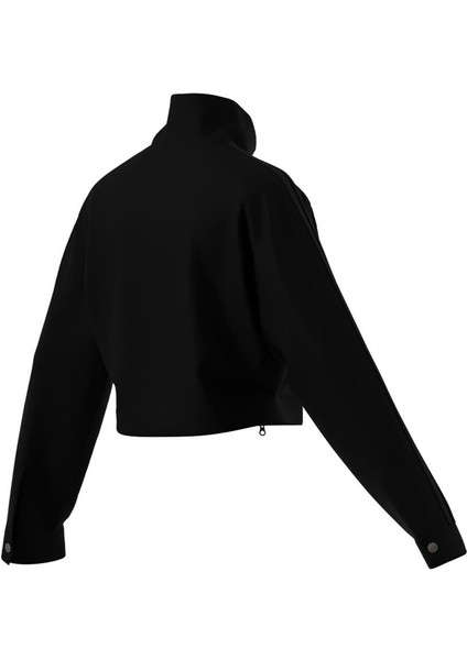 Kadın Siyah Ceket Fb Crop Tt JW7267