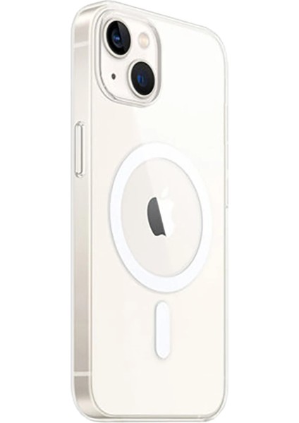 iPhone 14 Kılıf Pc Real Sert Mika Şeffaf Magsafe Kapak - Şeffaf fırsatları
