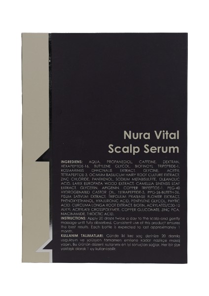 NURAVITAL Scalp Serum - Dökülme Karşıtı , Saç Çıkarıcı fırsatları