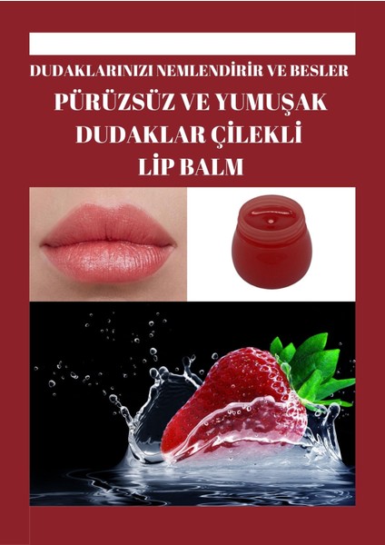 Çilekli Lip Balm 10ML