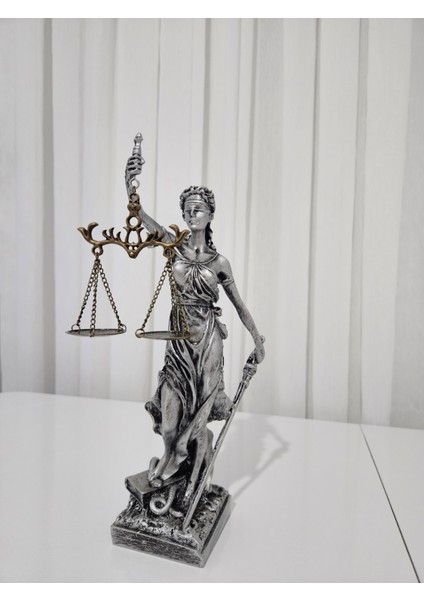 Adalet Tanrısı Themıs Heykeli 30 cm Mitolojik Heykel