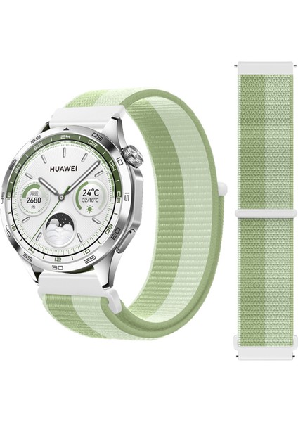 Samsung Galaxy Watch 4 Seri 40MM 44MM Classic 42MM 46MM ile Uyumlu Hasır Örgü Cırtlı 20MM Spor Kayış